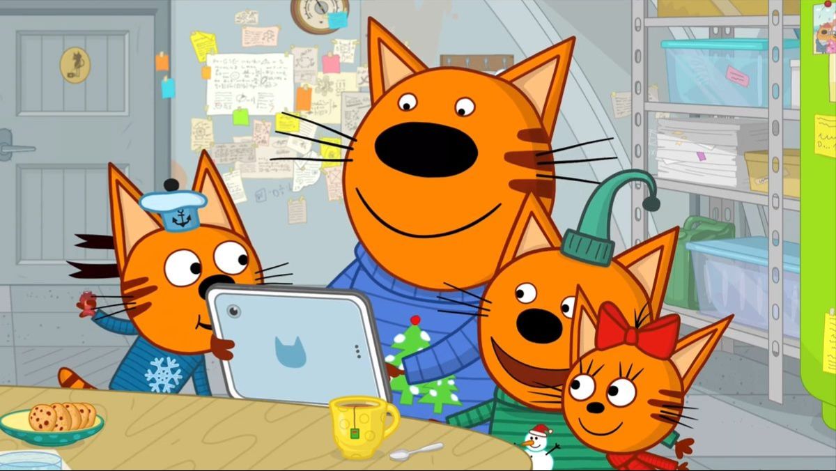 ТРИ КОТА - НОВОГОДНИЕ КАНИКУЛЫ - МУЛЬТИКИ ТРИ КОТА смотреть онлайн