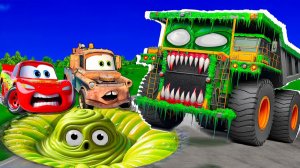 Машинки летают и прыгают! Развивающие мультики Машины помощники. Мультфильмы про машинки