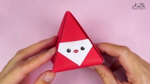 Игрушка Дед Мороз на елку  из бумаги своими руками