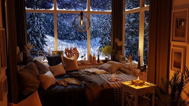 Снег за окном, уют смотреть онлайн