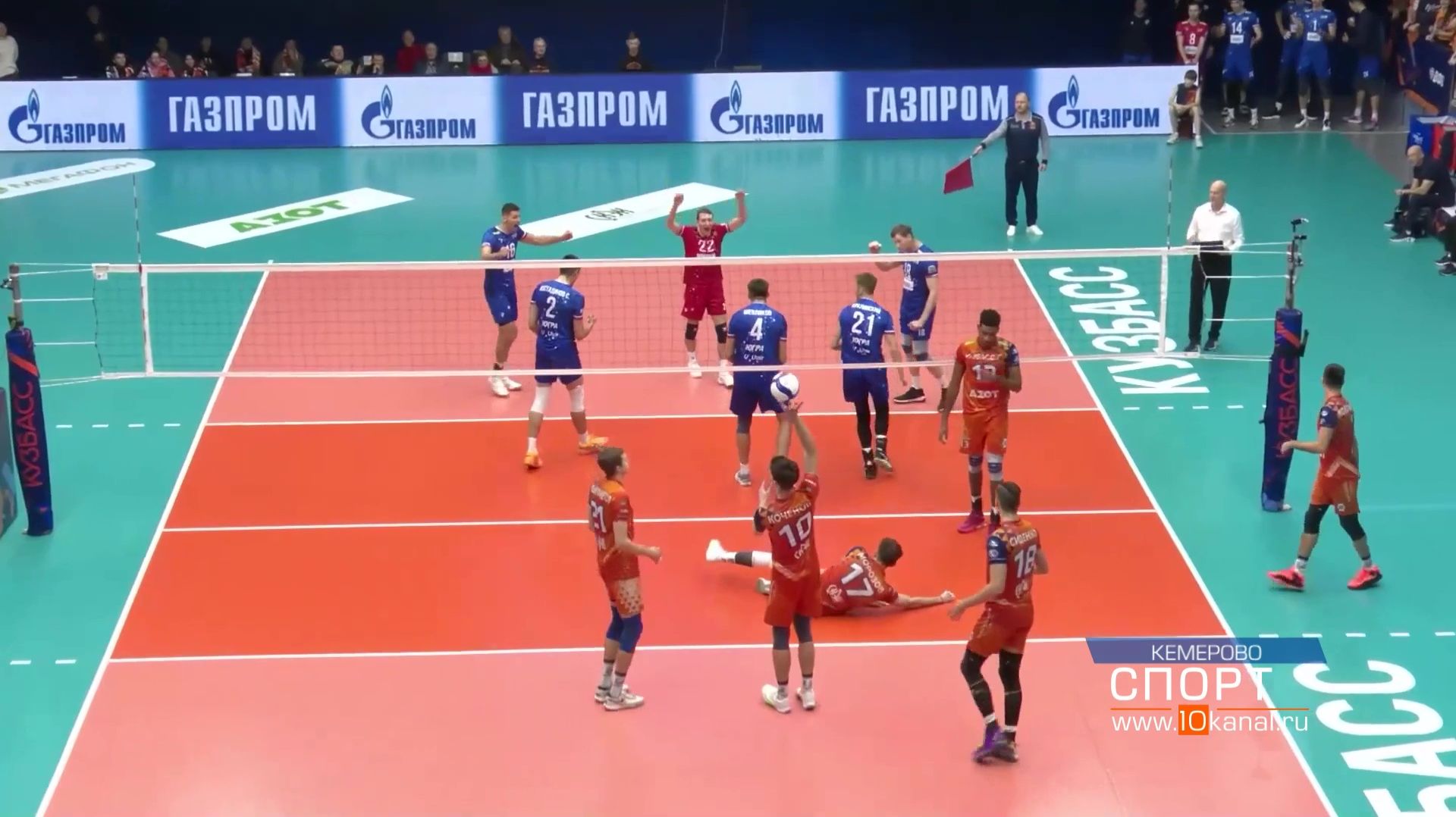 Волейбольный «Кузбасс» упустил возможность улучшить турнирное положение смотреть онлайн