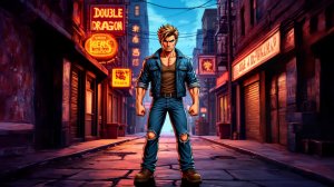 Двойные Драконы жаждут мести, превратят Воинов Тени в сосиски в тесте. Double Dragon II (PC Engine).