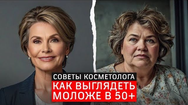 Как ВЫГЛЯДЕТЬ МОЛОЖЕ после 50 лет? Косметолог о секретах красоты в 50+ смотреть онлайн