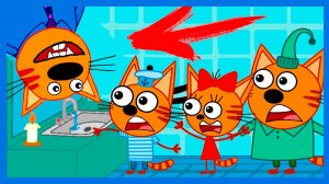 ТРИ КОТА - ДЕНЬ РОЖДЕНИЯ ПАПЫ КОТА И ВАРЕНЬЕ В ПОДВАЛЕ - МУЛЬТИК ДЛЯ ДЕТЕЙ ТРИ КОТА