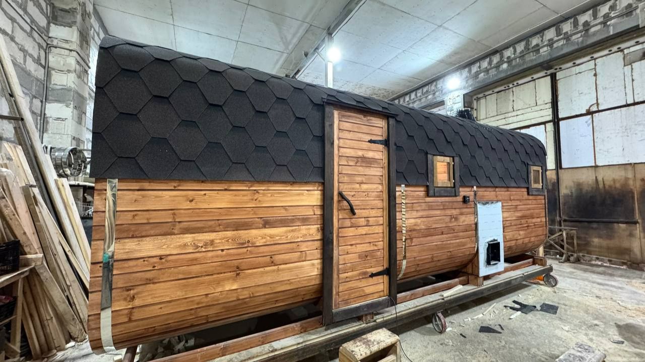 Обзор бани Квадро 6х2.30м