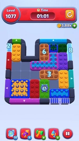 Color Block Jam 1077 Уровень