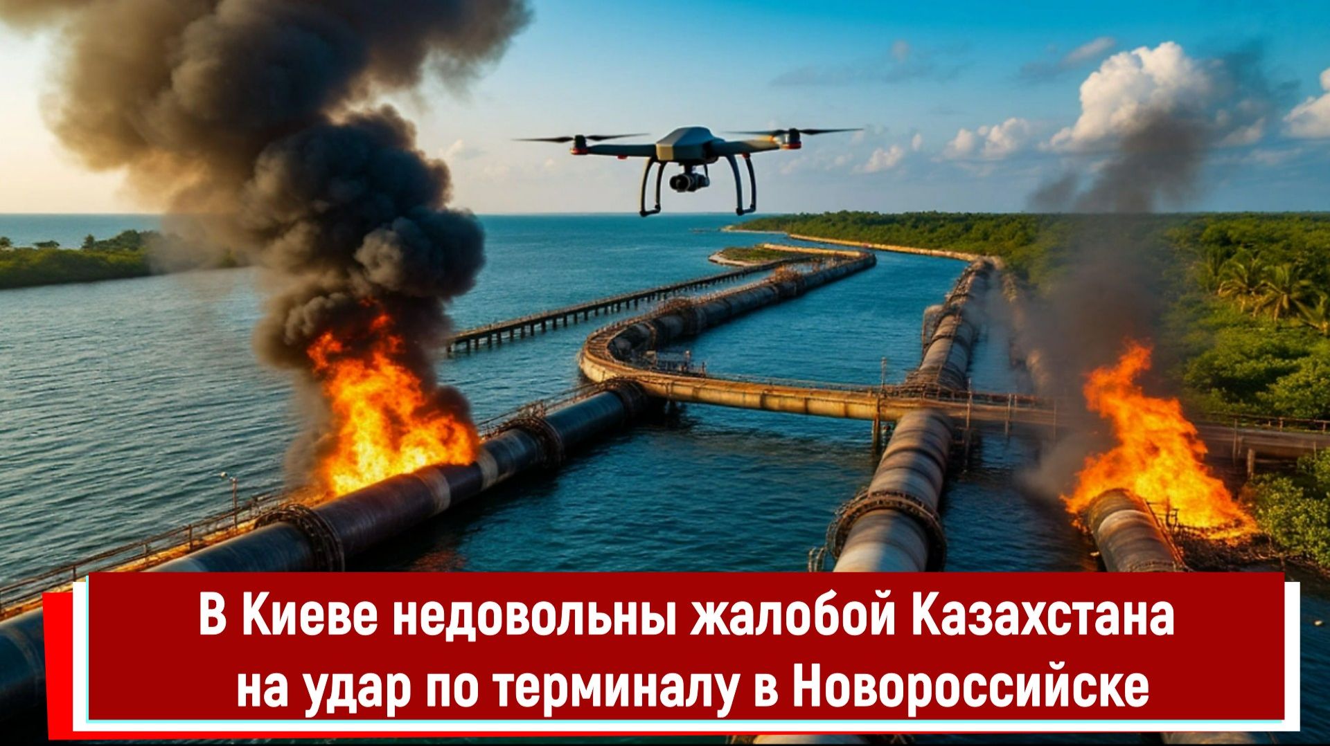 В Киеве недовольны жалобой Казахстана на удар по терминалу в Новороссийске смотреть онлайн