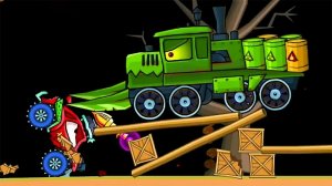 Мультик ИГРА для детей про МАШИНКИ #5   МАШИНА ест МАШИНУ 2 DELUXE