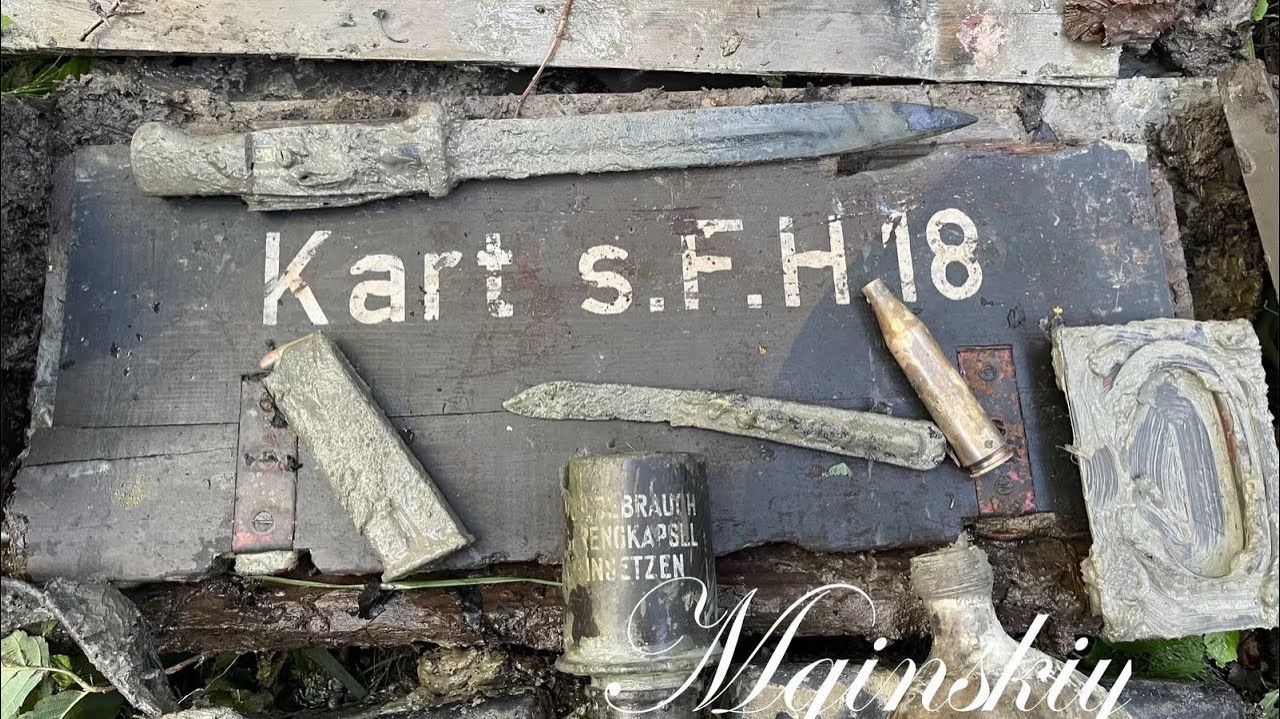 Коп по войне. Превосходное состояние находок с передовых позиций вермахта. смотреть онлайн