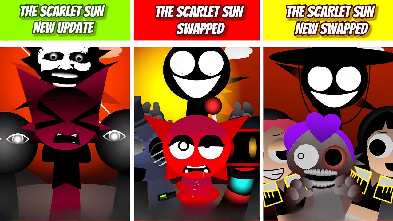 SPRUNKI PHASE 6: THE SCARLET SUN — SWAPPED VS NEW SWAPPED! ⚔️ КТО СОЗДАСТ ЖАРЧАЙШИЙ ТРЭК? 🔥 смотреть онлайн