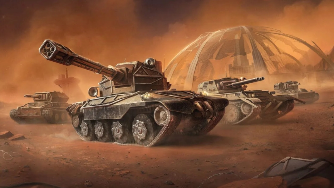 Играем в Tanks blitz.(62)