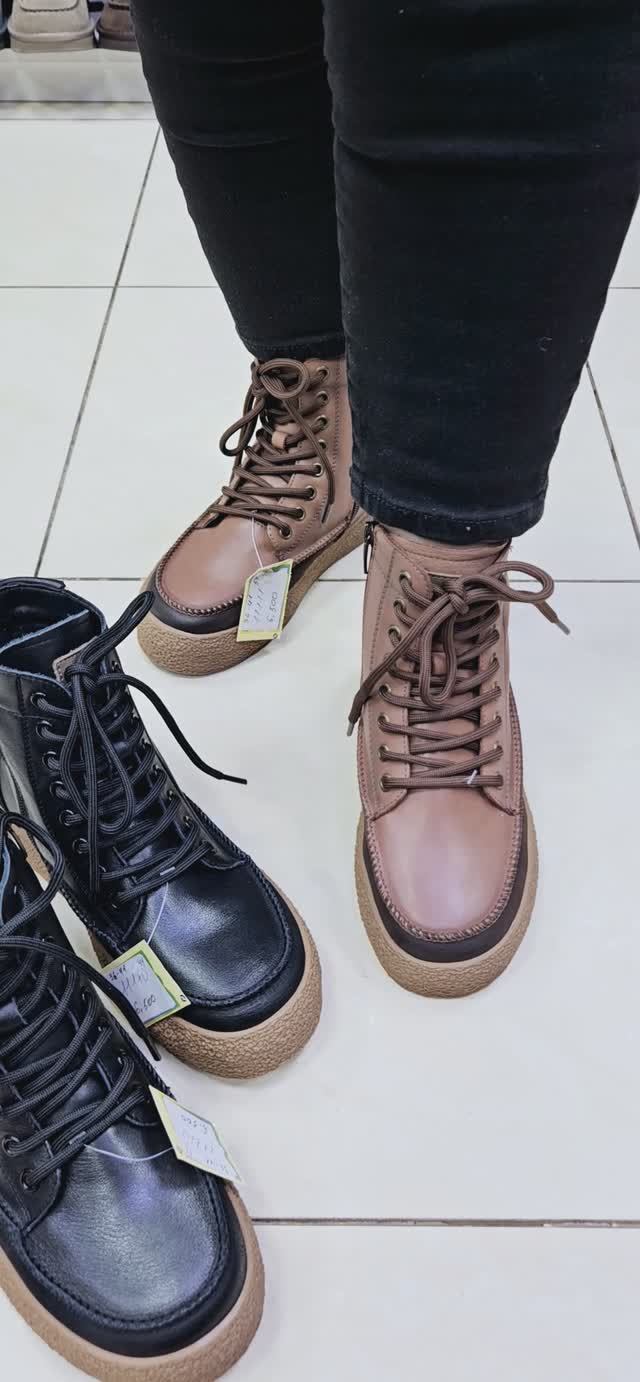 БОТИНКИ НА МЕХУ КОМФОРТ в магазине COVANI 💕 смотреть онлайн