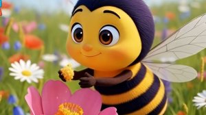 Пчелка Жужа собирает нектар!