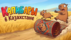 🐹✨ КАПИБАРЫ В КАЗАХСТАНЕ. Мультфильм для детей