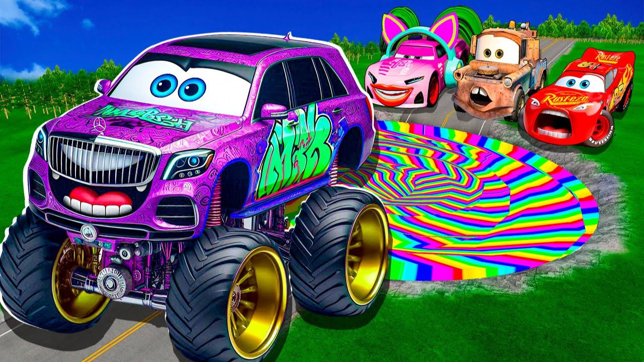 Машинки летают и прыгают! Развивающие мультики Машины помощники. Мультфильмы про машинки смотреть онлайн