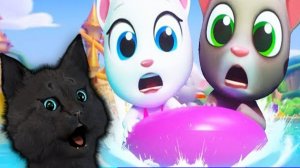 Аквапарк Говорящий котенок Том C ГОВОРЯЩИМ СУПЕР КОТОМ #5 ( ИГРА для ДЕТЕЙ ) #30