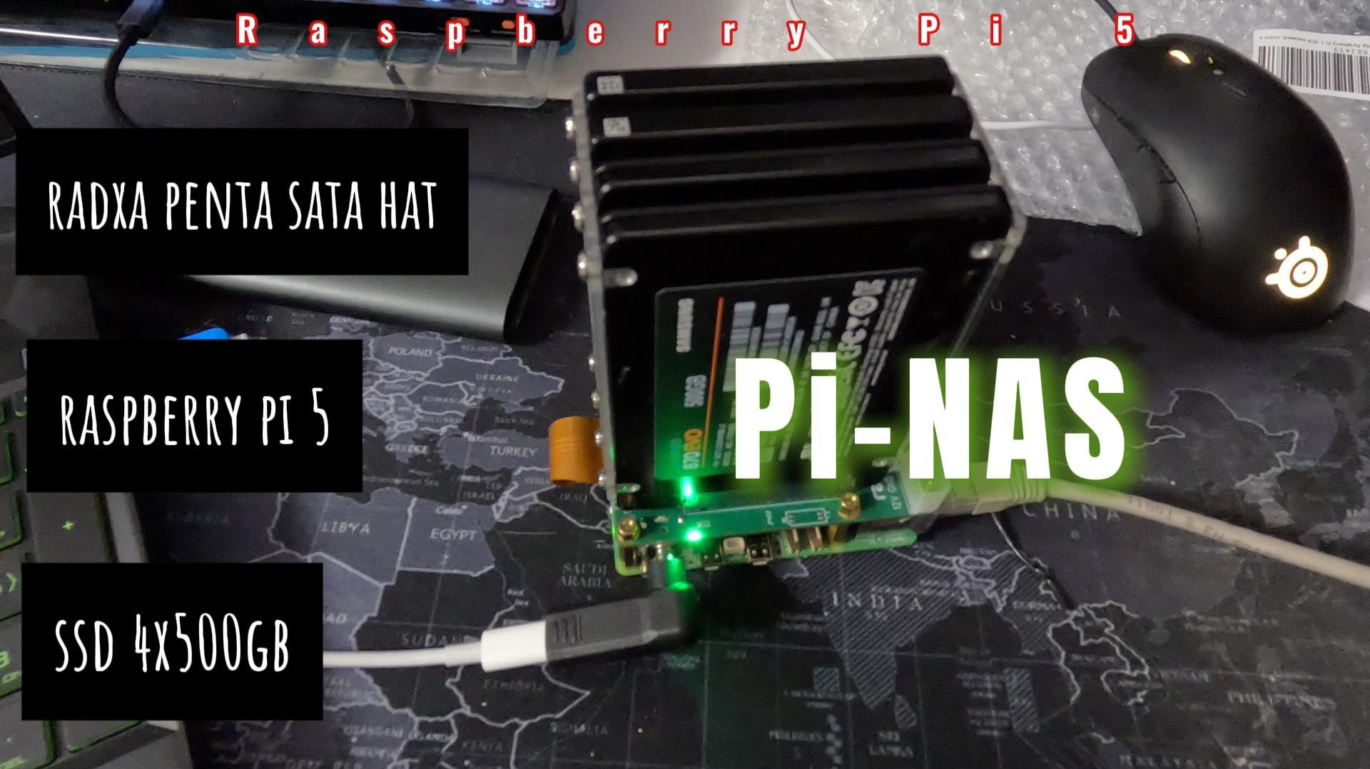 NAS: Raspberry Pi 5 + Radxa Penta SATA Hat DIY-сборка смотреть онлайн