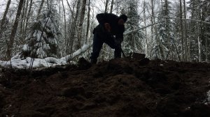 Шурф однодворки. Есть серебро!