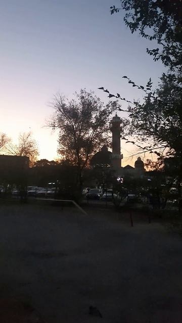 Закат в Бишкеке