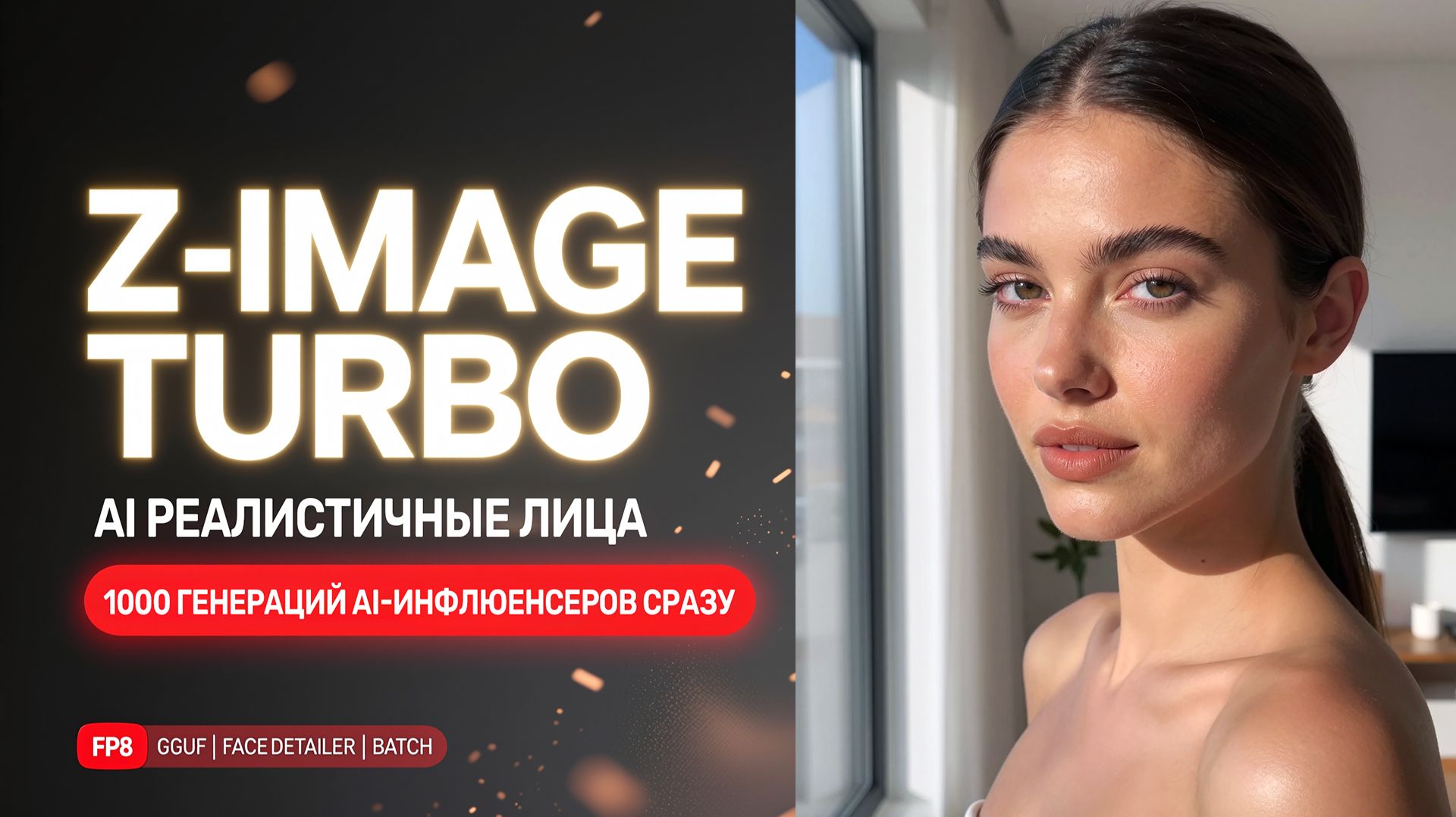 УЛЬТРАРЕАЛИСТИЧНЫЕ AI-ИНФЛЮЕНСЕРЫ. Запуск контент-завода на тысячи фото! Z-Image Turbo в ComfyUI