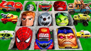 Машинки летают и прыгают! Развивающие мультики Машины помощники. Мультфильмы про машинки