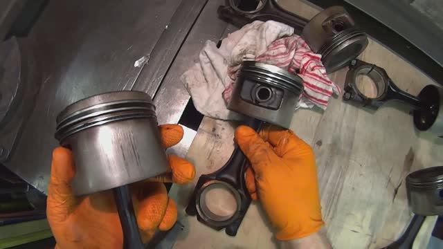 Капремонт двигателя HX для Ауди 100 С3. Отчет №1. Дефектовка.