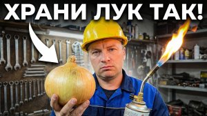 Почему я не знал этого раньше: как сохранить лук на зиму без потерь!