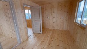 Обзор Каркасного дома 5/9м от компании Лесное раздолье Омск