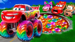 Машинки летают и прыгают! Развивающие мультики Машины помощники. Мультфильмы про машинки