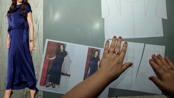 Моделирование. Платье Vittoria Queen. Выкройка № 1884.