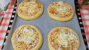 Домашняя мини пицца