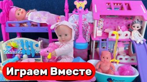 АСМР КУКЛЫ И ИГРУШКИ ИЗ МУЛЬТИКА БАРБИ ДЛЯ ДЕВОЧЕК 🌸 ИГРАЕМ ВМЕСТЕ В КУКОЛНЫЙ ДОМИК С МАЛЫШАМИ