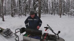 На буране самоделке по путику 2025