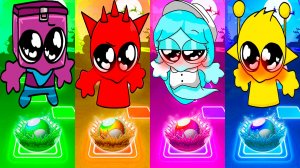 Coffin Dance Спрунки 144 уровень - Мультики про Спрунке | МУЛЬТФИЛЬМЫ SPRUNKI в Tiles Hop