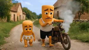 Они издевались над старым сломанным мотоциклом Танг Танга. Но его отец все исправил.