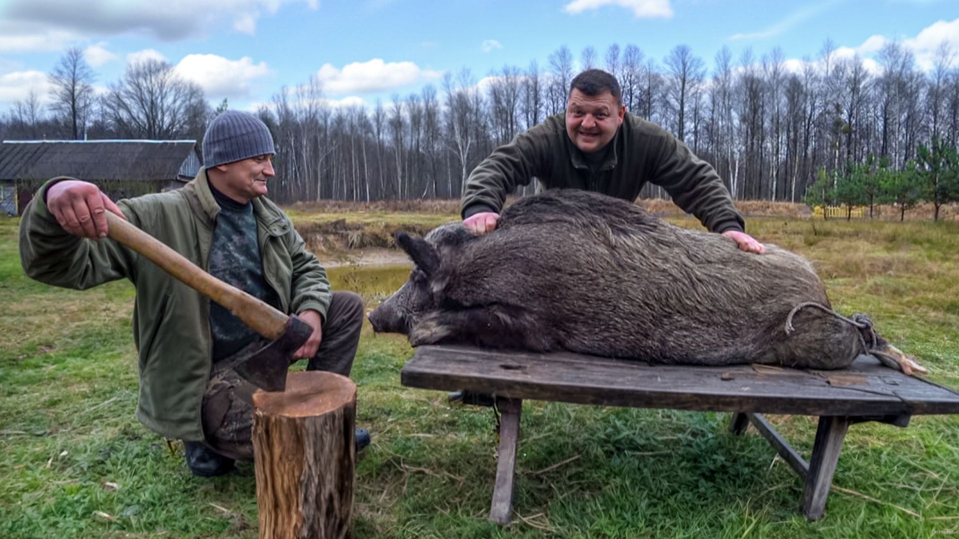 ЗАВАЛИЛ КАБАНА и УГОСТИЛ ДРУЗЕЙ. ХИЩНЫЙ ЗВЕРЬ ОБНАГЛЕЛ и БЫЛ НАКАЗАН! №368 смотреть онлайн