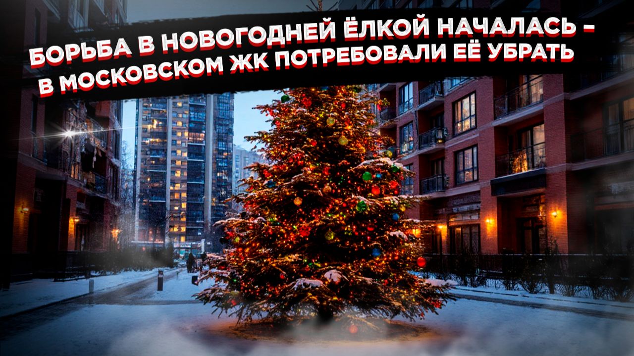 «ЁЛКА — ВНЕ ЗАКОНА?» В столичном ЖК разгорелся скандал смотреть онлайн