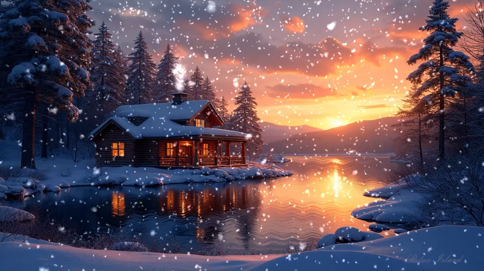 ❄️ ОЧЕНЬ КРАСИВАЯ УСПОКАИВАЮЩАЯ МУЗЫКА ДЛЯ СНА 🎵 ЗИМНЯЯ МЕДЛЕННАЯ РАССЛАБЛЯЮЩАЯ МУЗЫКА ДЛЯ ДУШИ смотреть онлайн