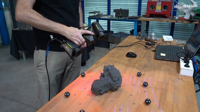 Hexagon Atlascan — новый ручной 3D-сканер смотреть онлайн