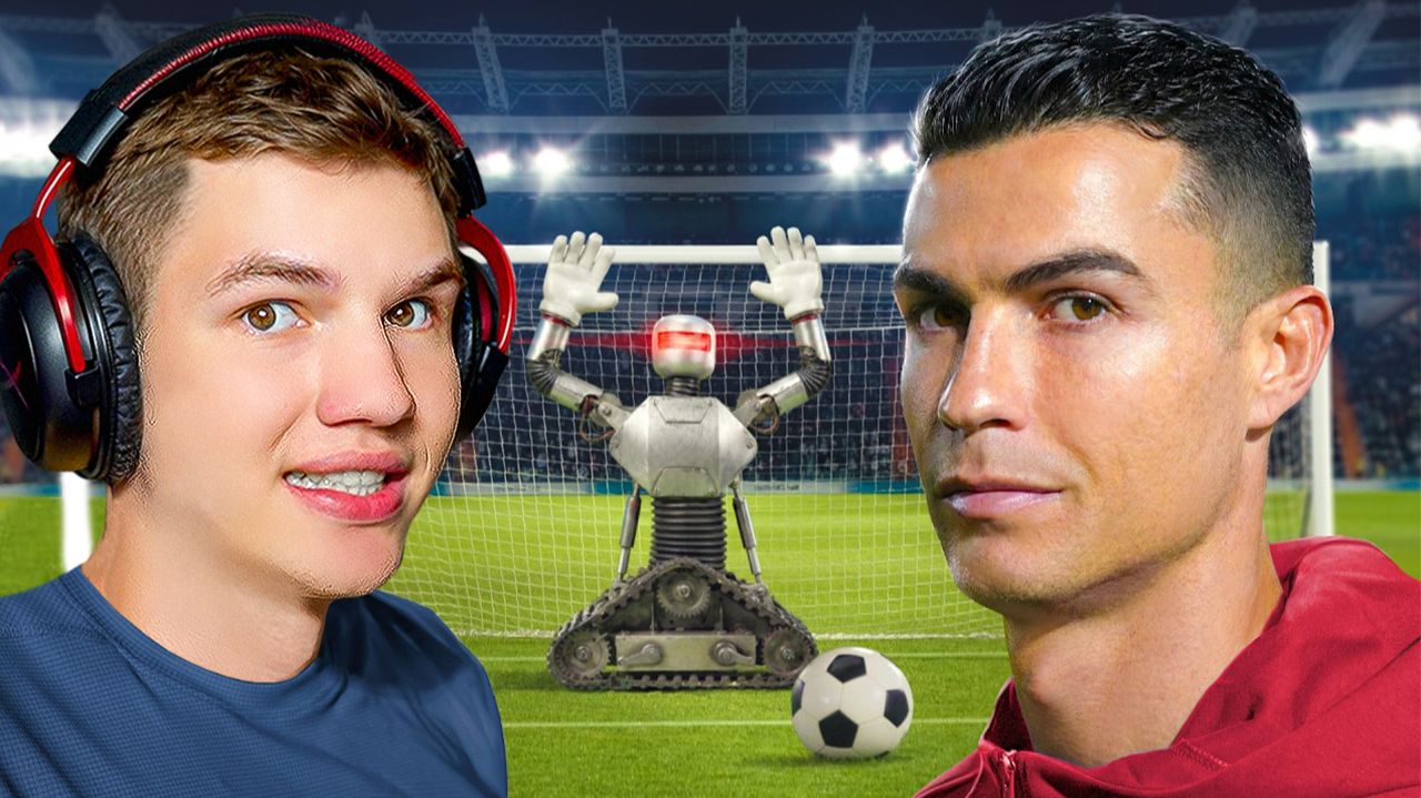 РОНАЛДУ ПРОТИВ НЕПОБЕДИМОГО ВРАТАРЯ-РОБОТА! смотреть онлайн
