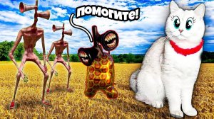 Наши Кошки спасли СИРЕНОГОЛОВОГО МАЛЫША!!!