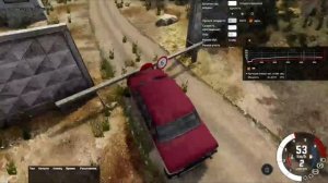 угнал машину у своего деда в BeamNG.drive