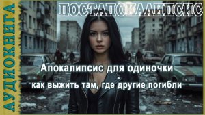 Аудиокнига Постапокалипсис: Апокалипсис для одиночки: как выжить там, где другие погибли