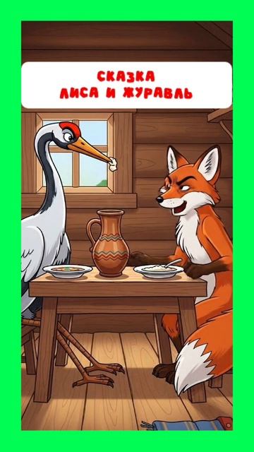 Лиса и журавль смотреть онлайн