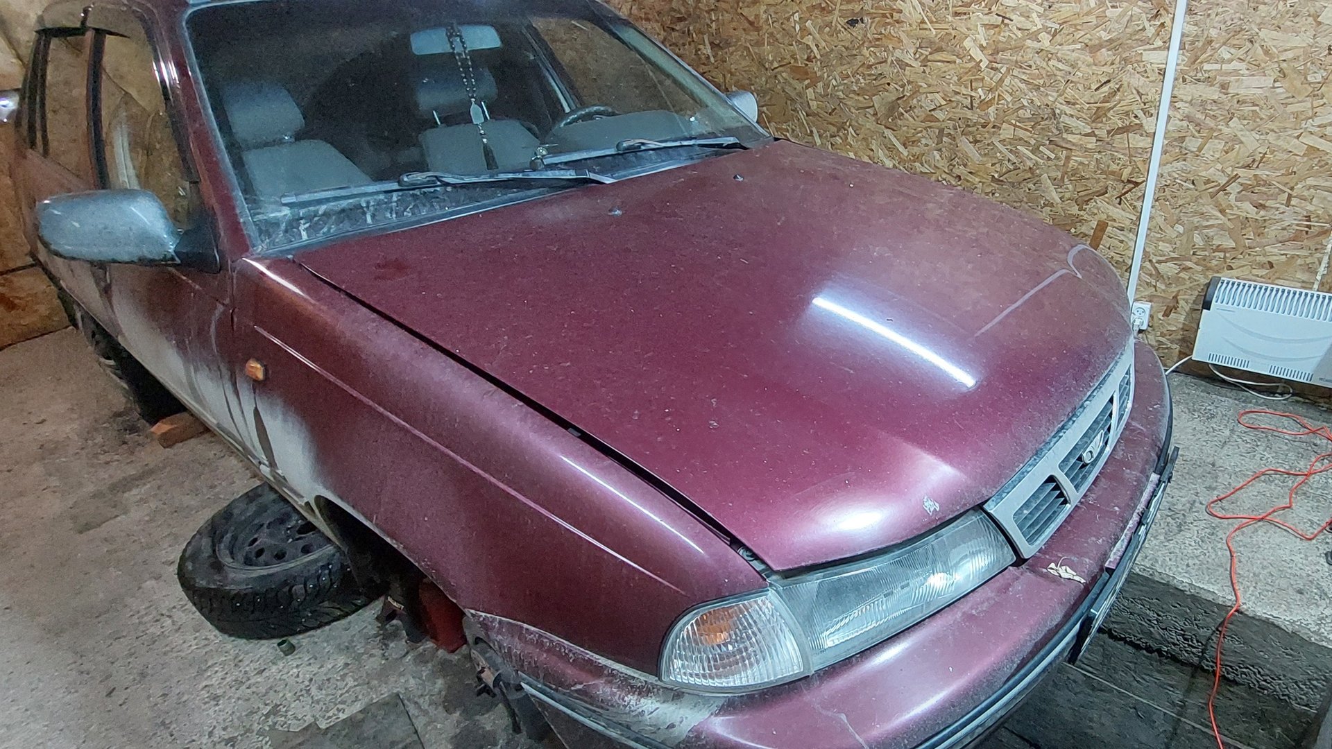 Замена переднего ступичного подшипника на Daewoo Nexia. смотреть онлайн