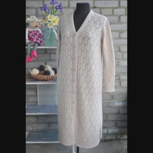 Работы из МК по ажурному кардигану #маринабехтер