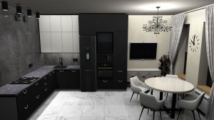 КУХНЯ - ГОСТИНАЯ (3,0 * 5,0)