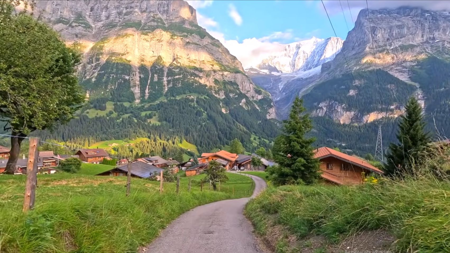 Швейцария 4K, скрытые швейцарские деревни на машине! смотреть онлайн