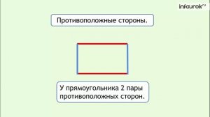 Прямоугольник  Свойство противоположных сторон прямоугольника  Математика 2 класс #25  Инфоурок