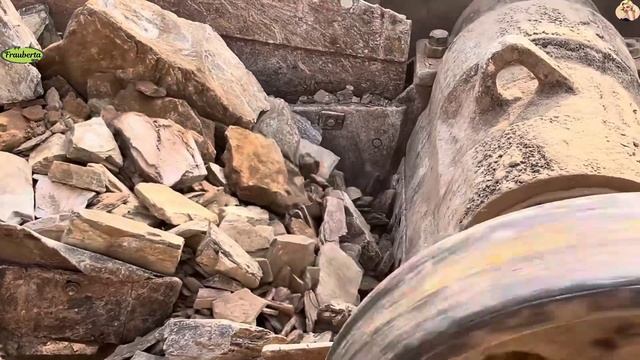 Строительство, дробление щебёнки смотреть онлайн